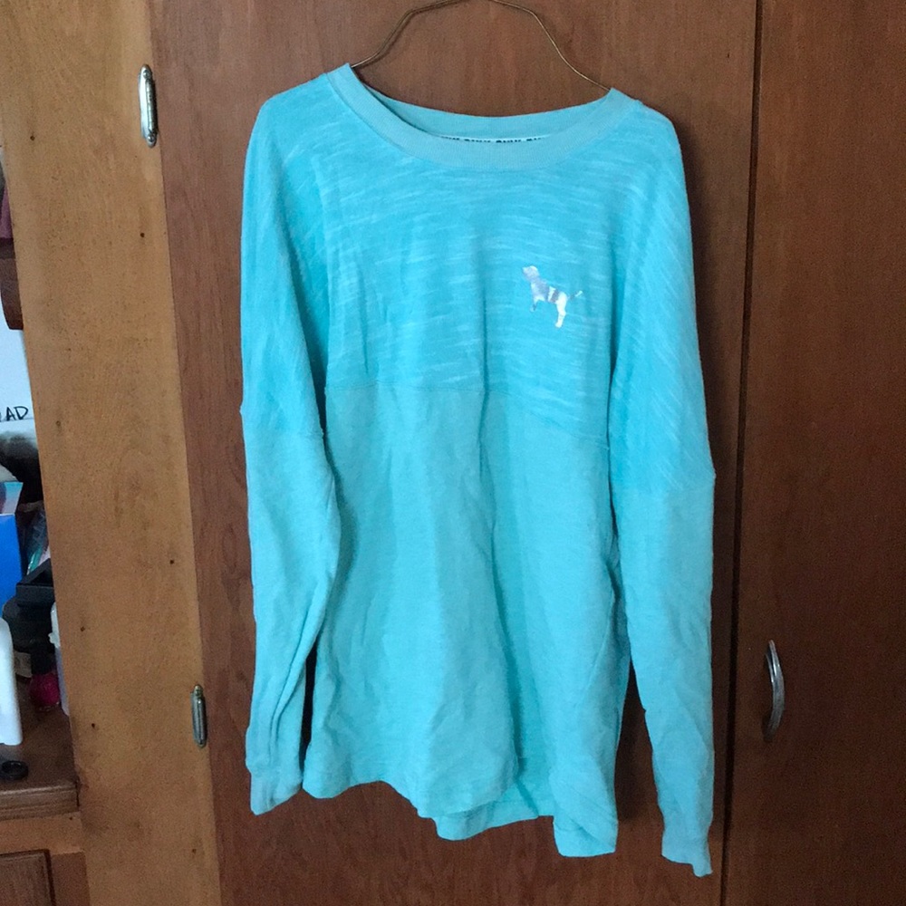 Teal Victoria’s Secret crewneck